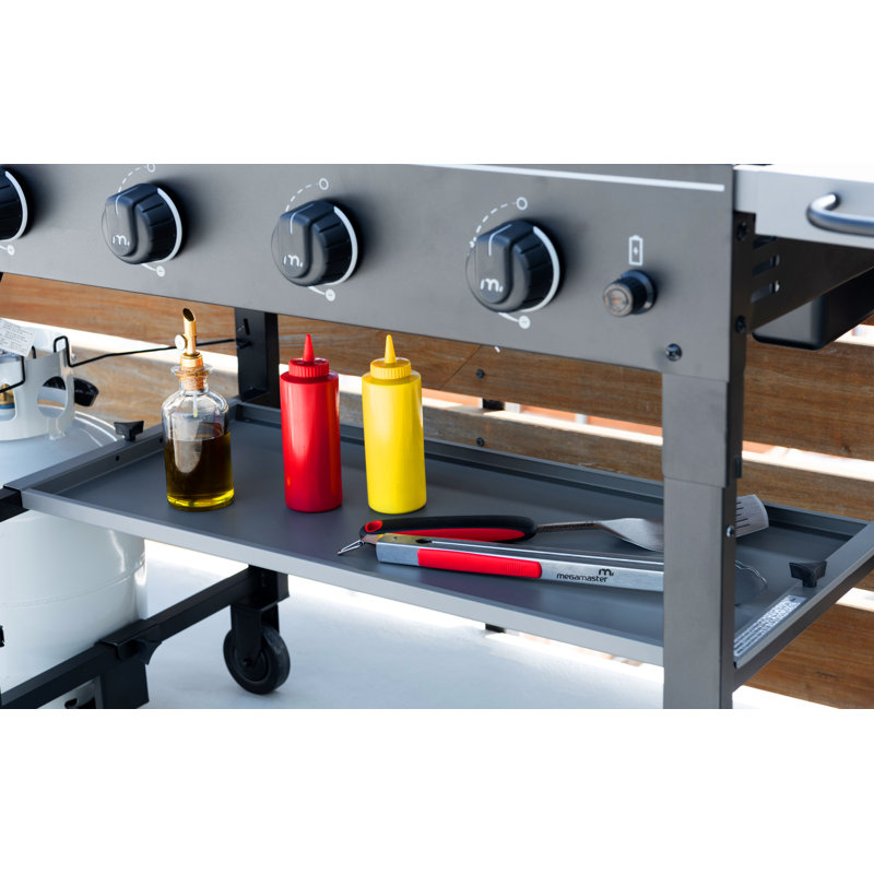 Megamaster 4Burner Propane Gas Griddle Top Grill & Reviews Wayfair